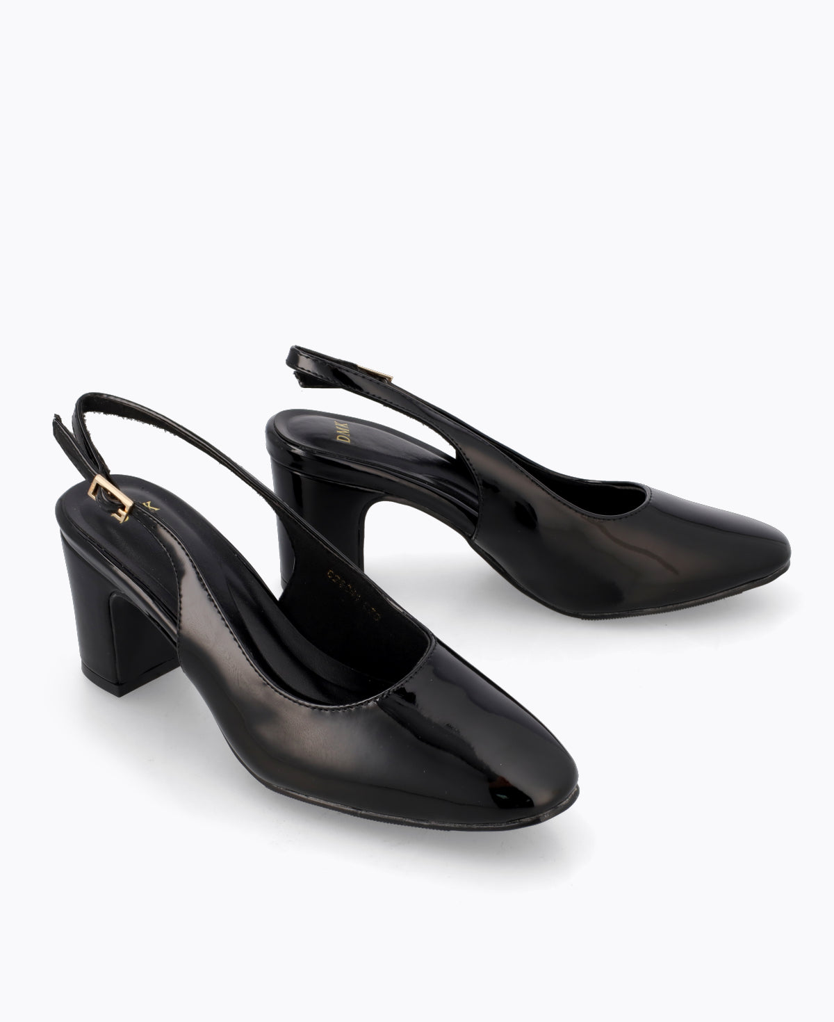 Pauline Slingback Heel Pumps - Black