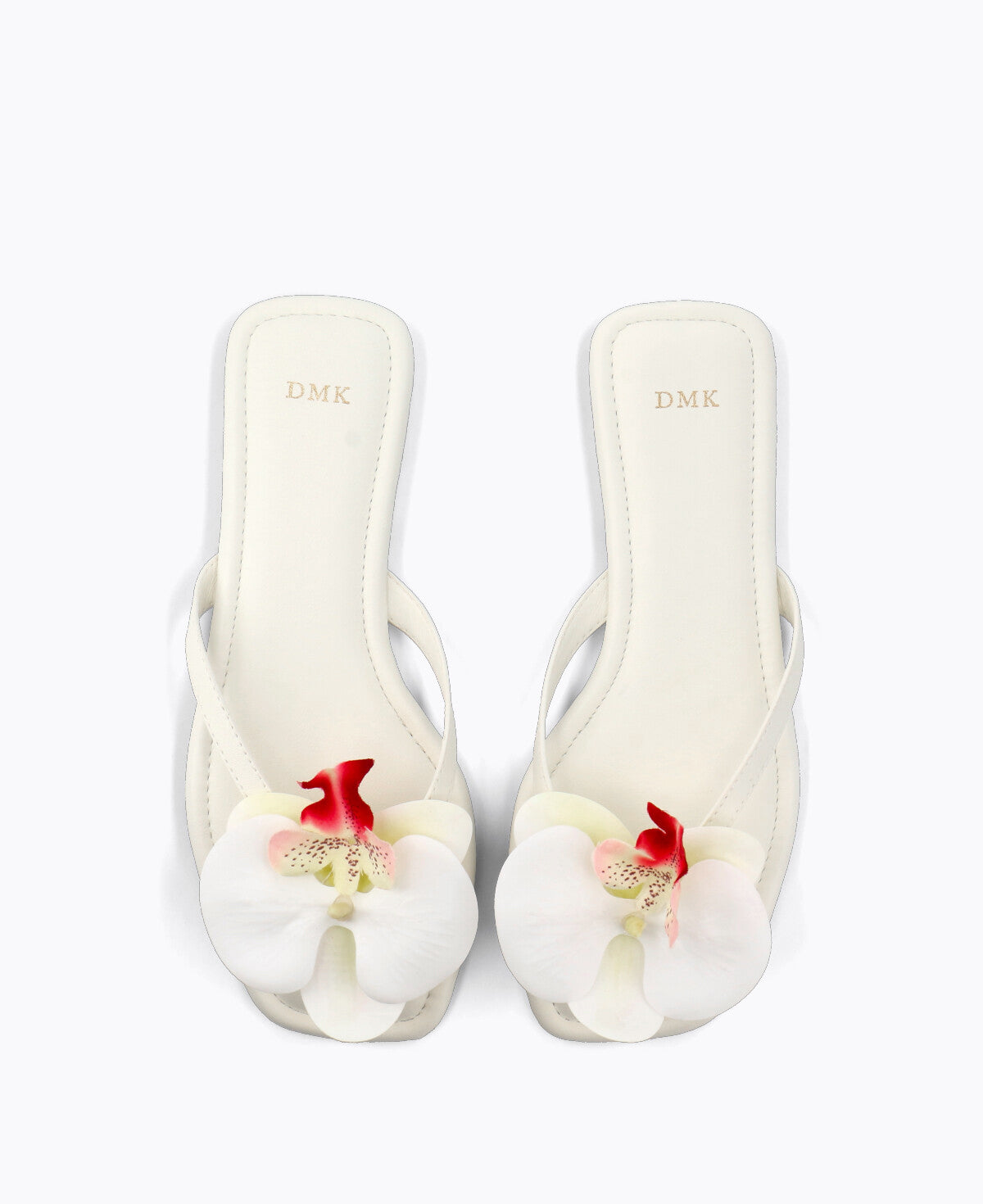 Poppy Flat Sandals - White