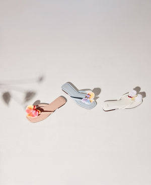 Poppy Flat Sandals - Pink