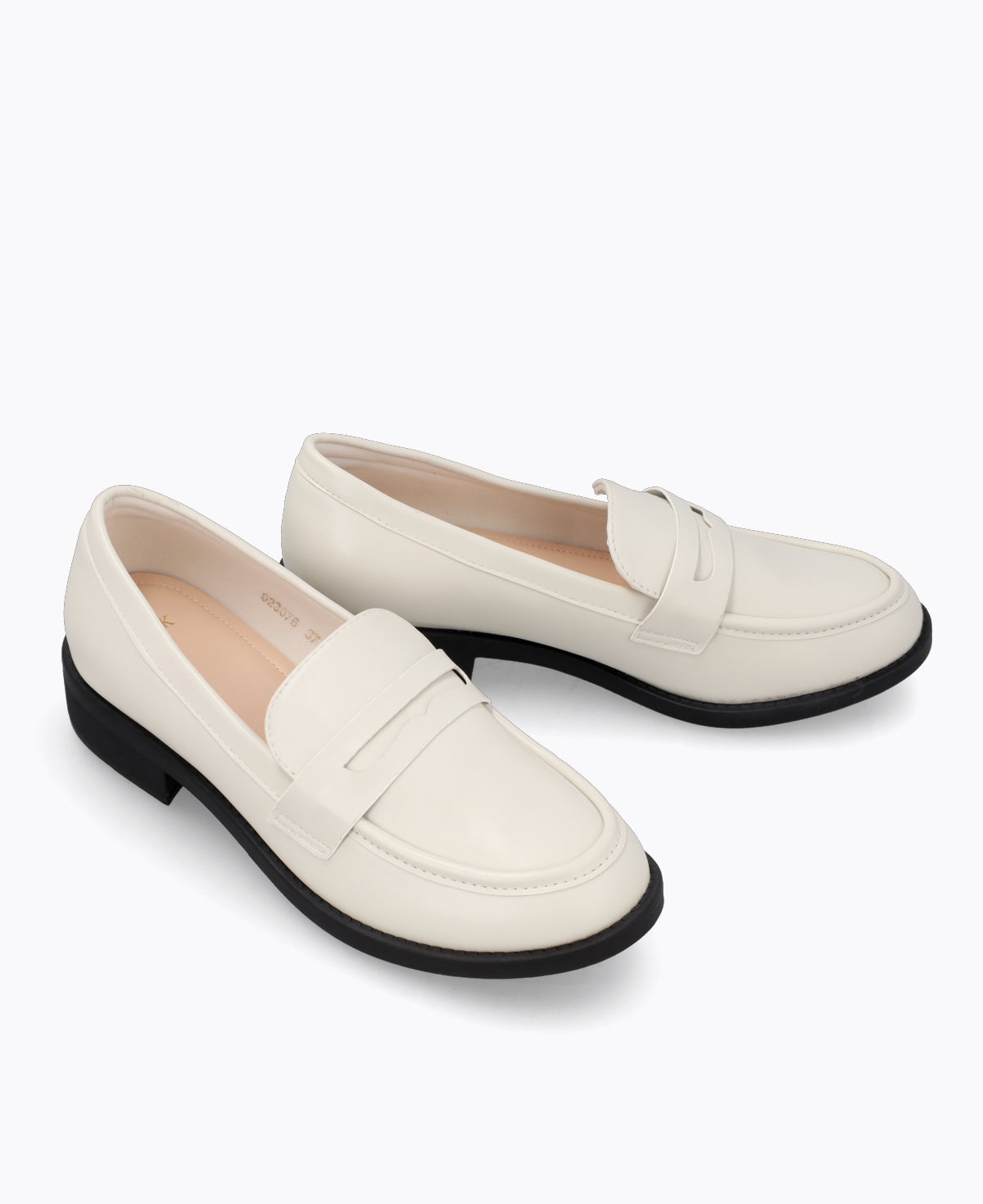 Reese Platform Loafers - Beige