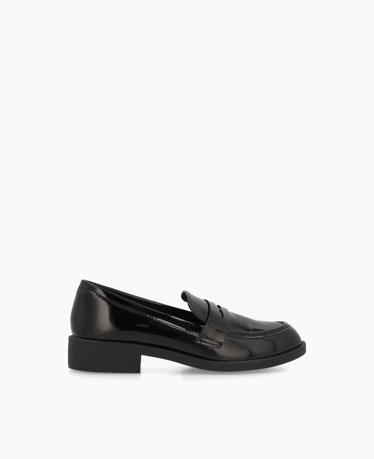 Reese Platform Loafers - Patent Black