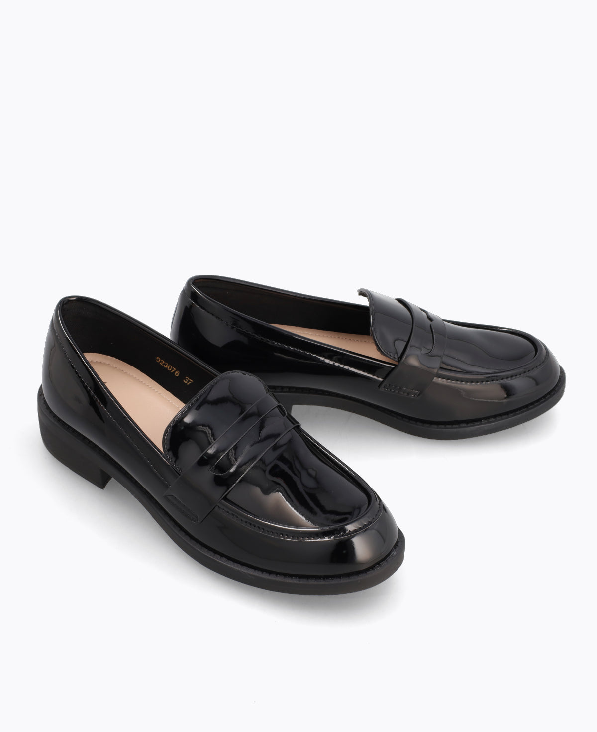 Reese Platform Loafers - Patent Black