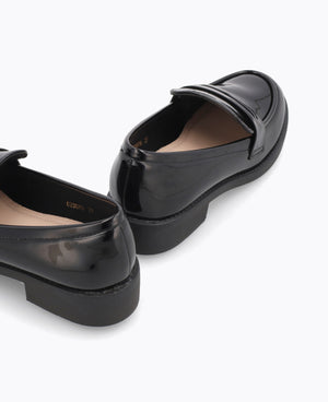 Reese Platform Loafers - Patent Black