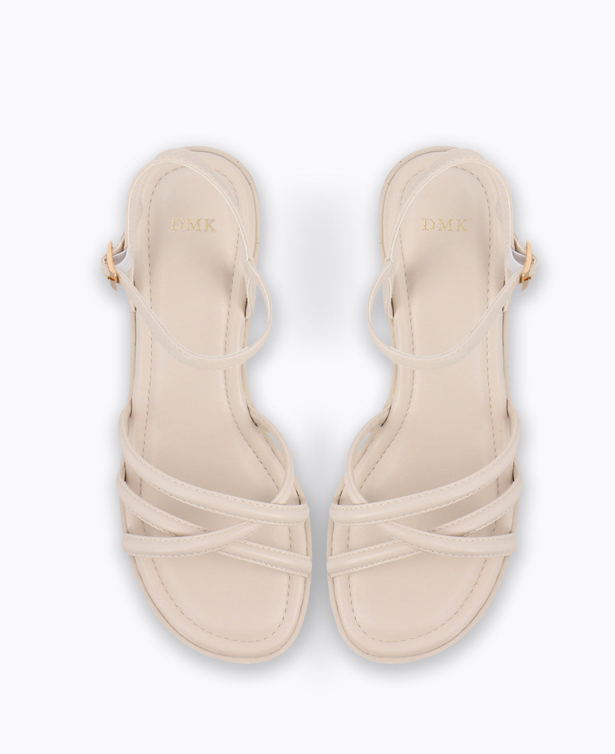 Reyna Platform Heel Sandals - Beige