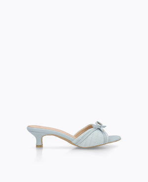 Riley Heel Sandals - Blue