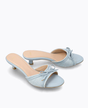 Riley Heel Sandals - Blue