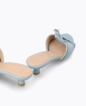 Riley Heel Sandals - Blue