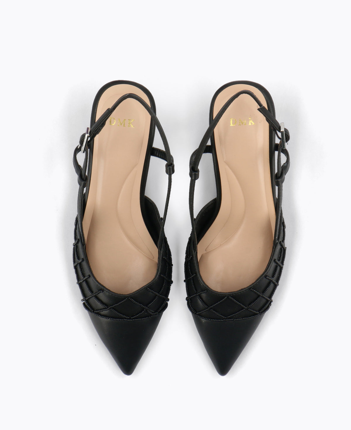 Shelly Slingback Heel Pumps - Black
