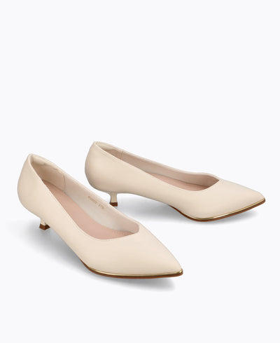 Sophie Heel Pumps - Beige