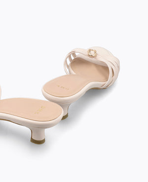 Vivian Heel Sandals - Beige