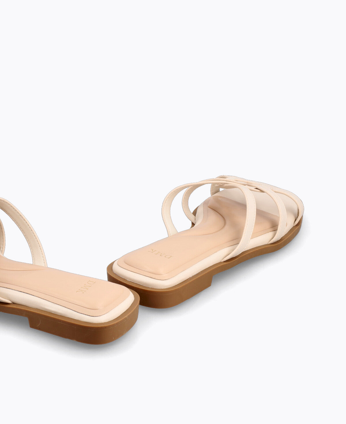 Xenia Flat Sandals - Beige