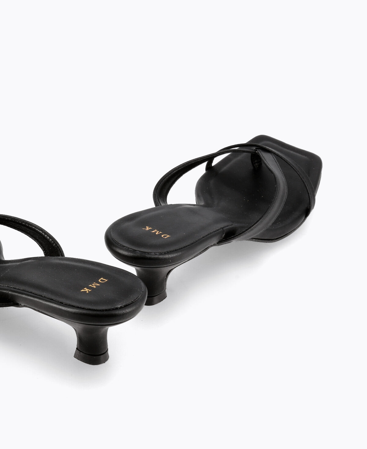 Kayla Thong Heel Sandals V2 - Black