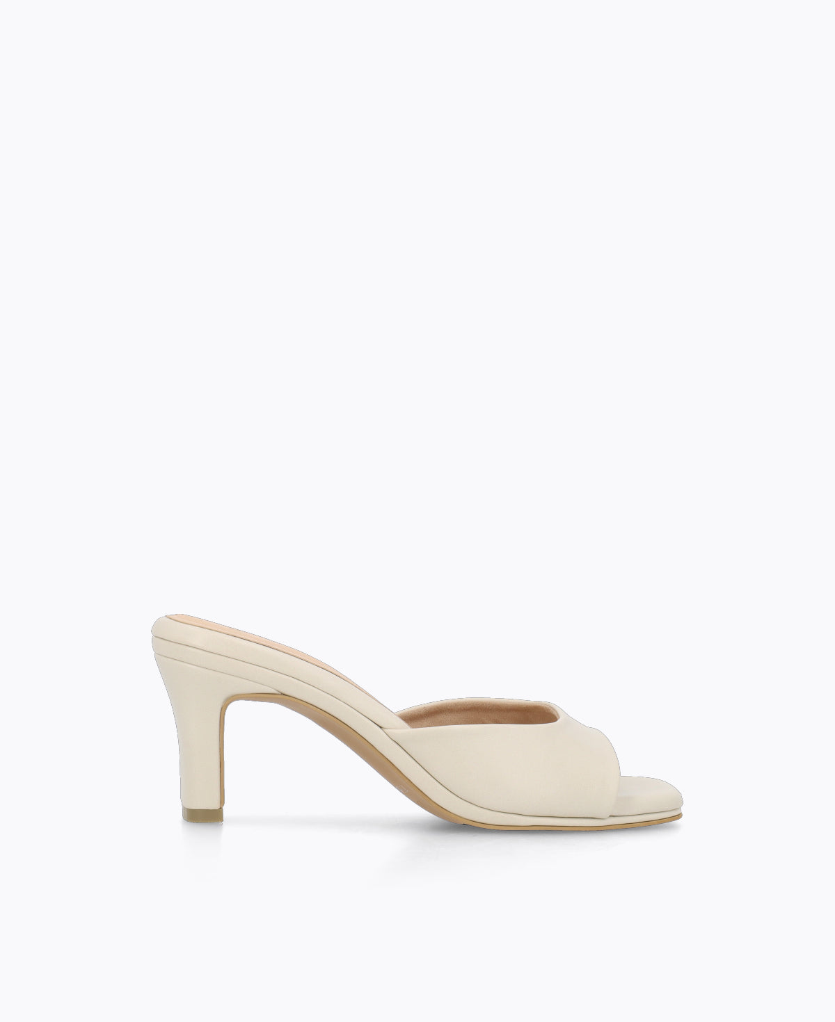 Anya Block Heel Sandals - Beige