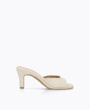 Anya Block Heel Sandals - Beige