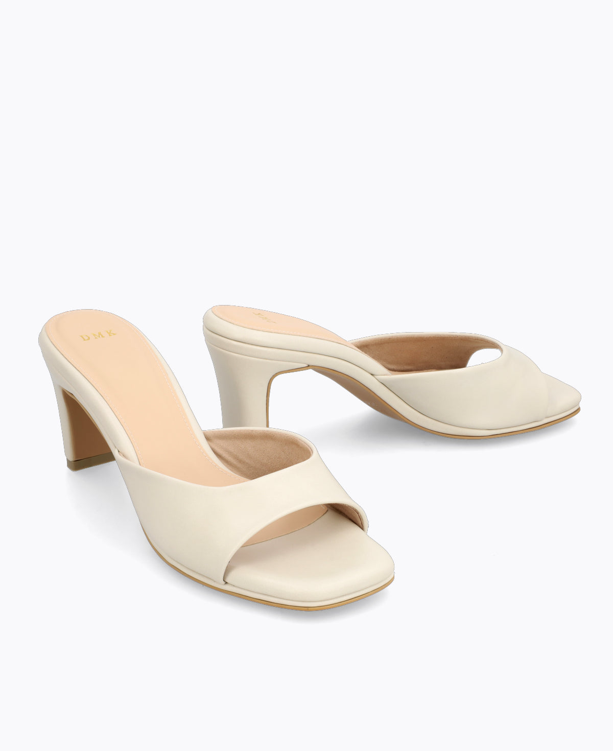 Anya Block Heel Sandals - Beige