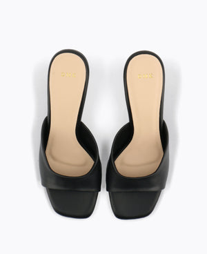 Anya Block Heel Sandals - Black