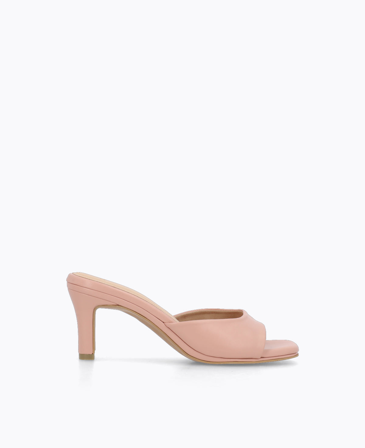 Anya Block Heel Sandals - Nude