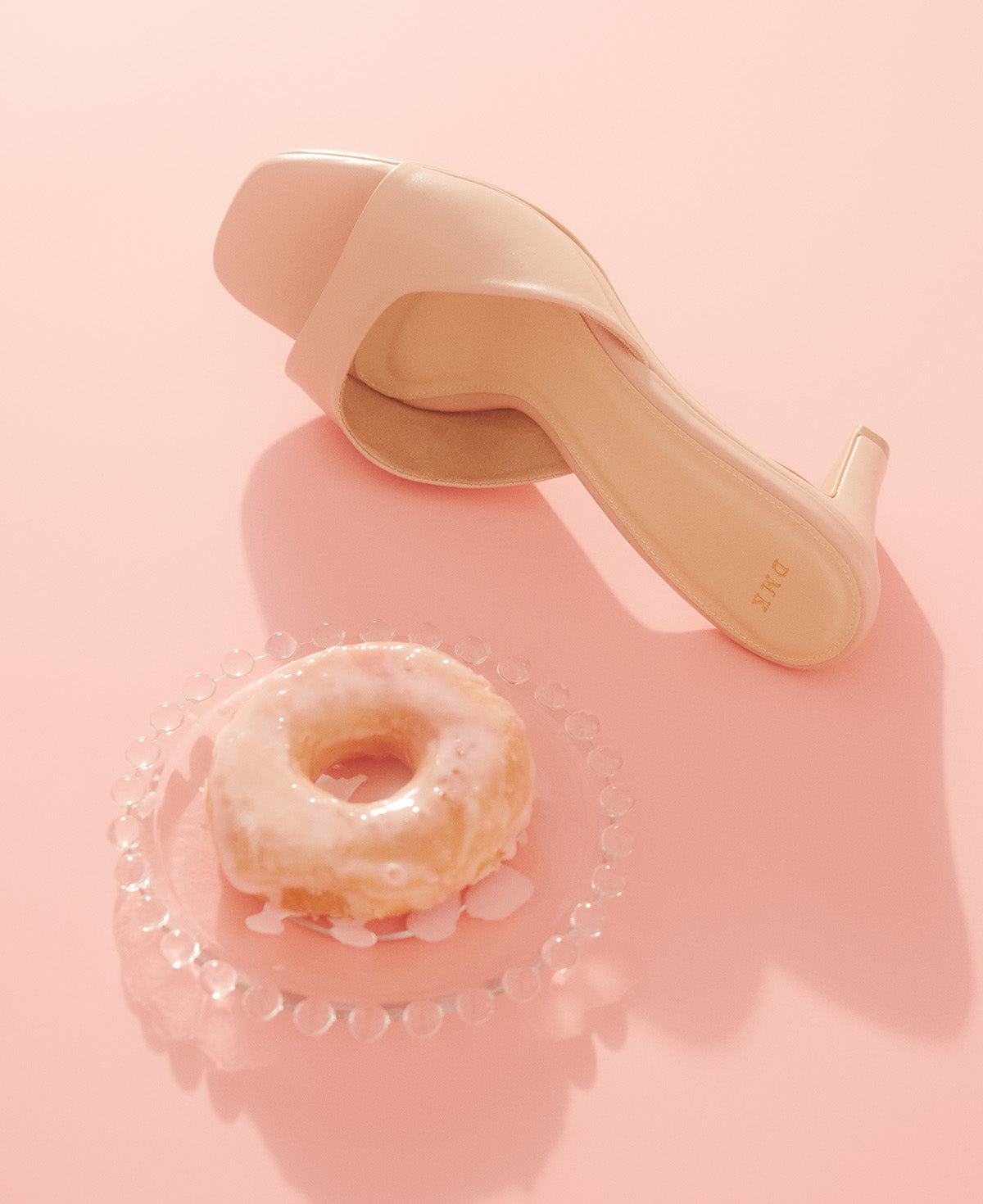 Anya Block Heel Sandals - Nude