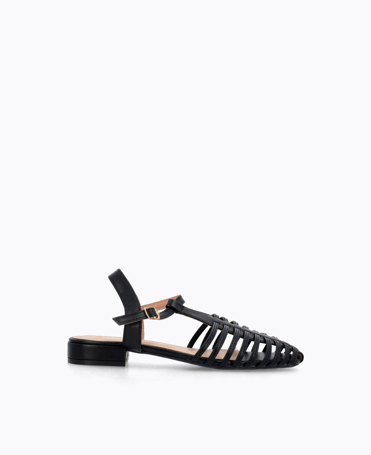 Bernice Flat Sandals - Black