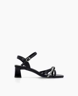 Tyra Heel Sandals - Black