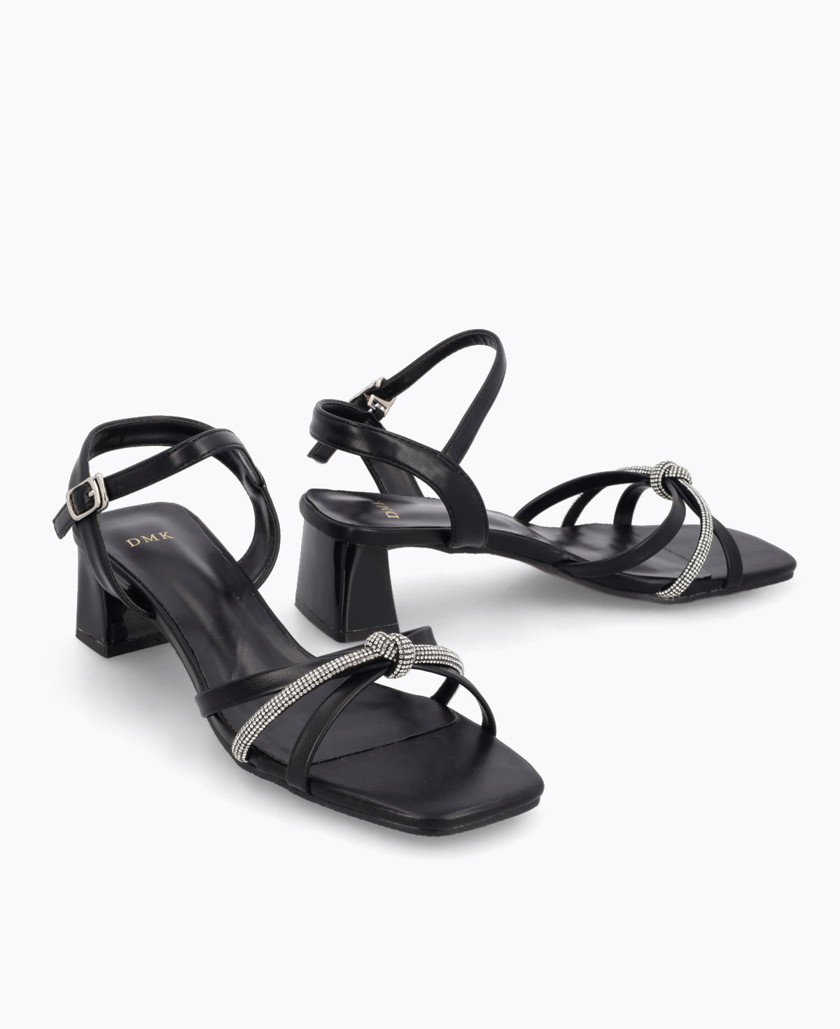 Tyra Heel Sandals - Black