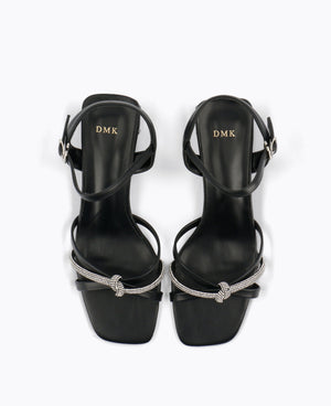 Tyra Heel Sandals - Black