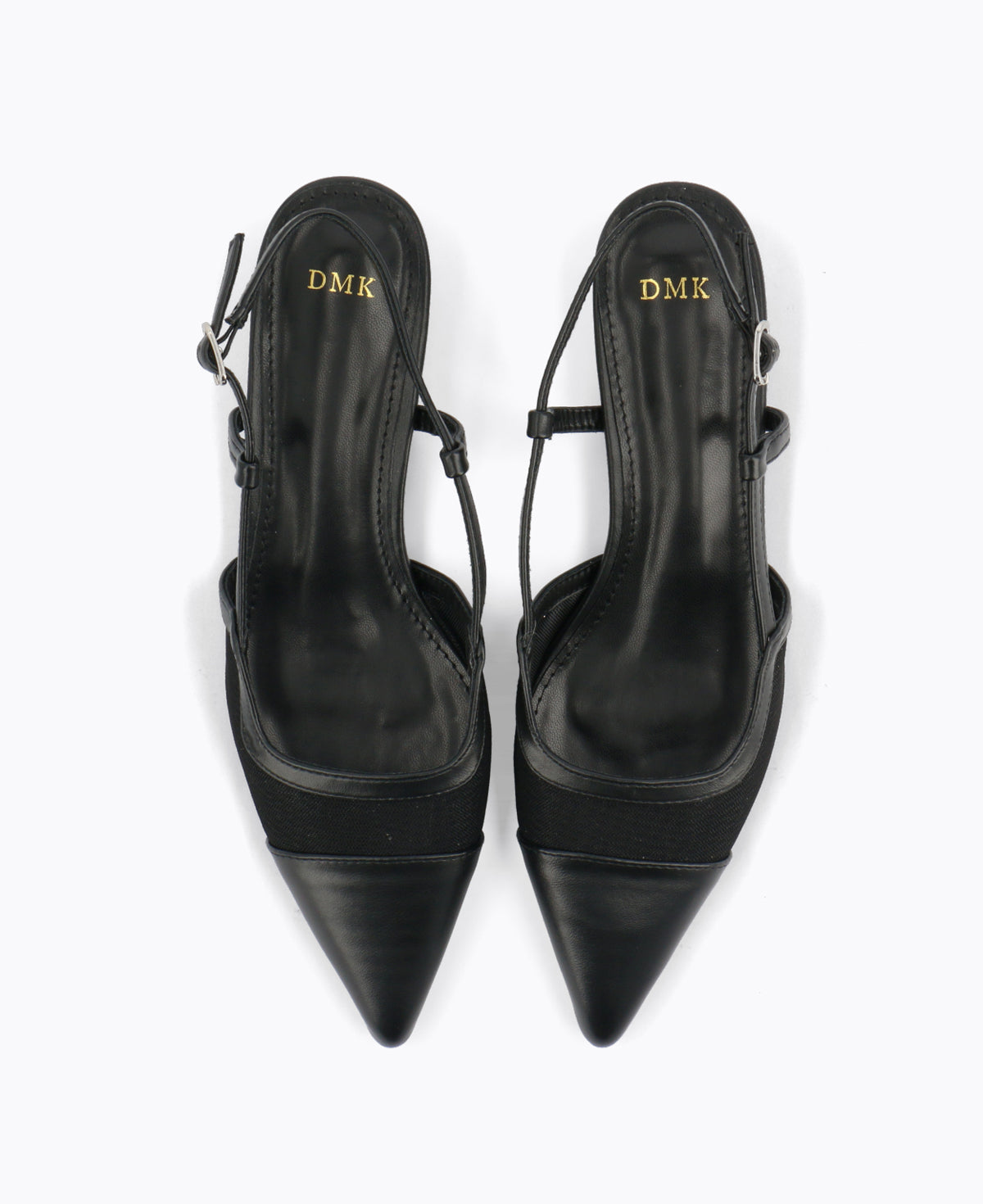 Leona Slingback Heel Pumps - Black